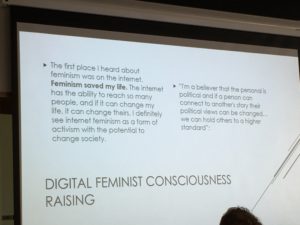 digital feminist consciousness raising