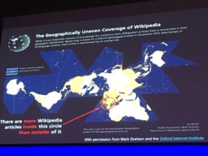 Geographic unevenness on Wikipedia